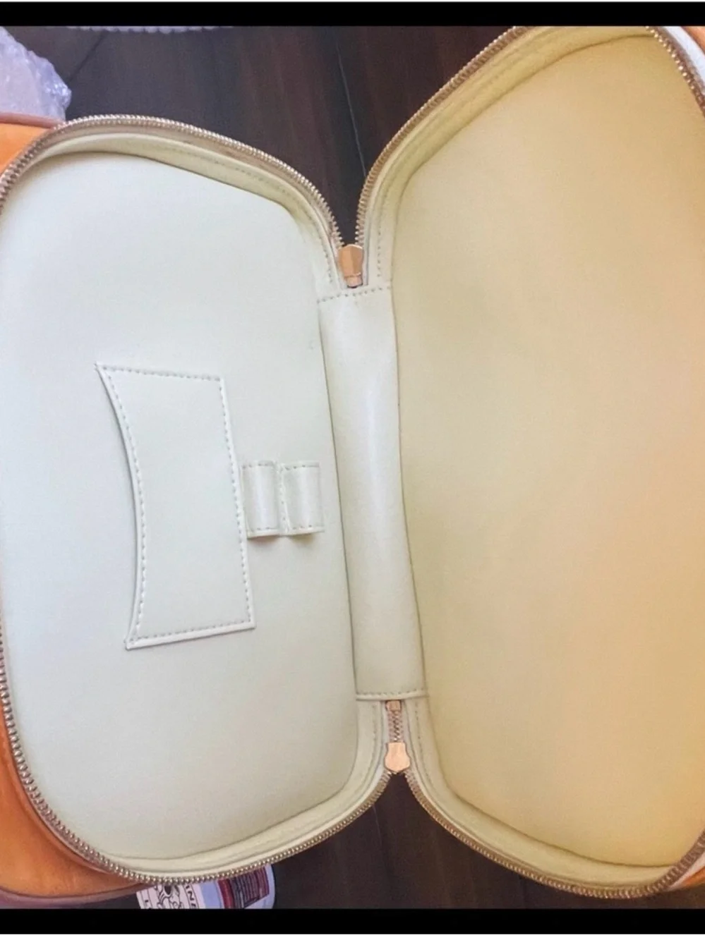Louis Vuitton Vernis Ombre Yellow to Orange Cosmetic Pouch